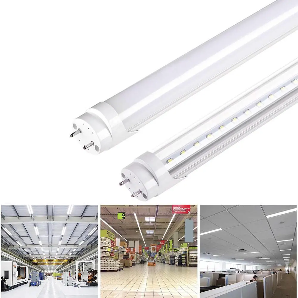 Yescom 4Ft 18W T8 Led Tube Light Replacement Fluorescent Lamp Milky/ Clear 1