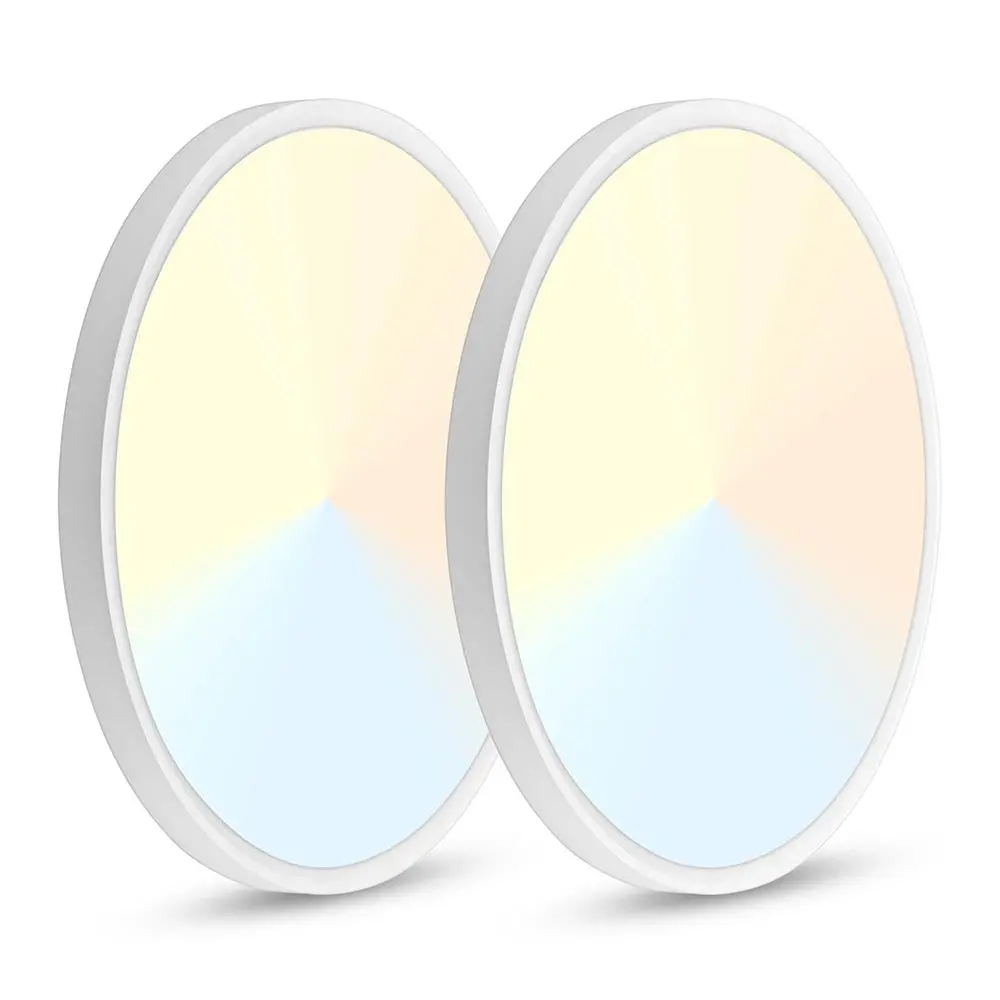 Yescom 2Ct/Pk 32W 16 In. Modern Ceiling Flush Light Dimmable 1