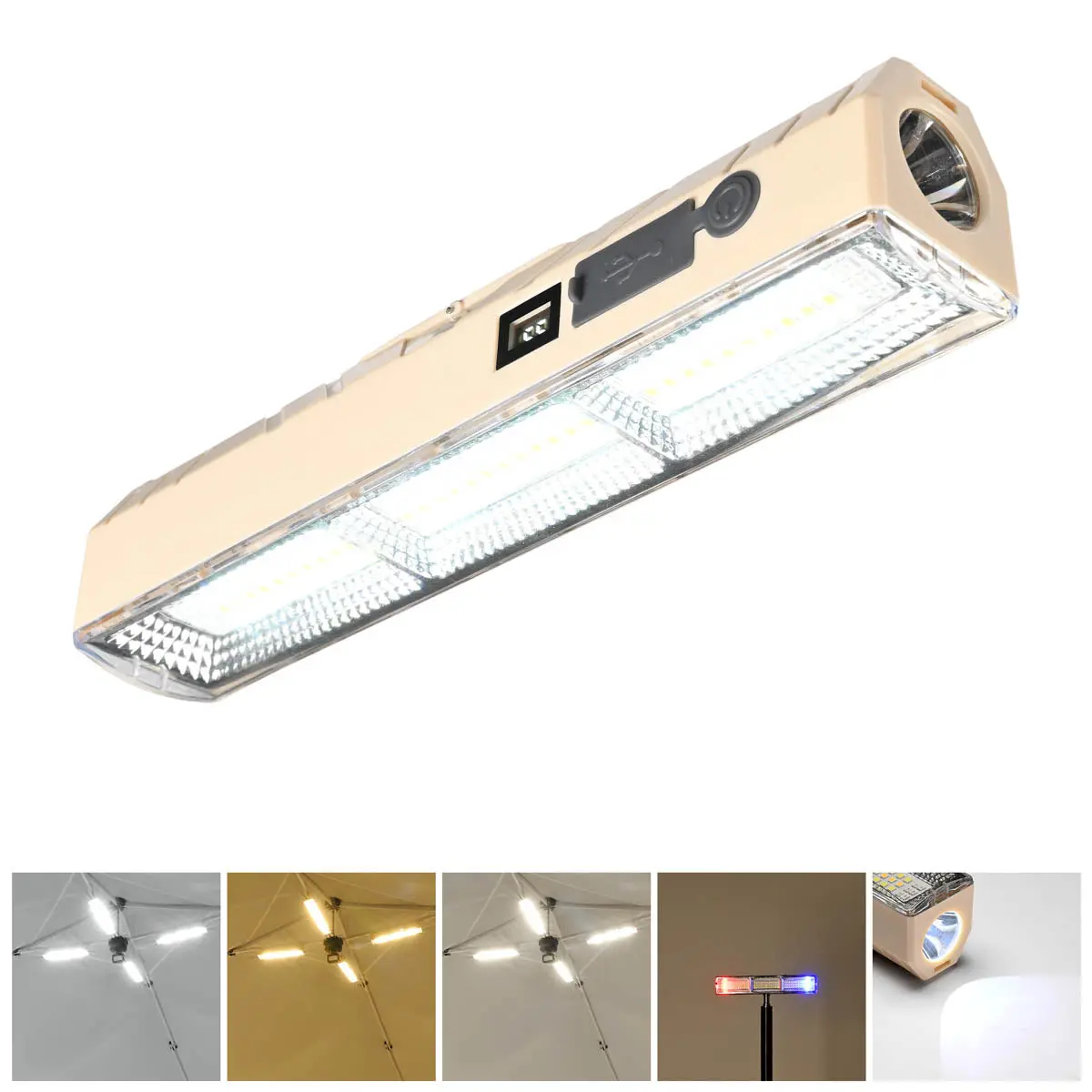 Yescom Rechargeable Magnetic Work Light W/ Flashlight For Garage 1