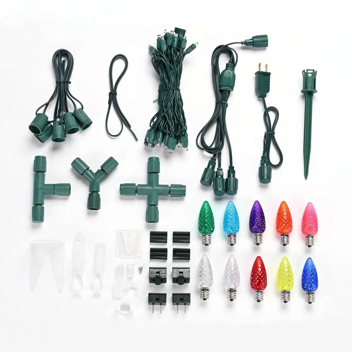 Yescom Led String Lights Sample - C9, 5Mm Wide Angle Conical Led 1