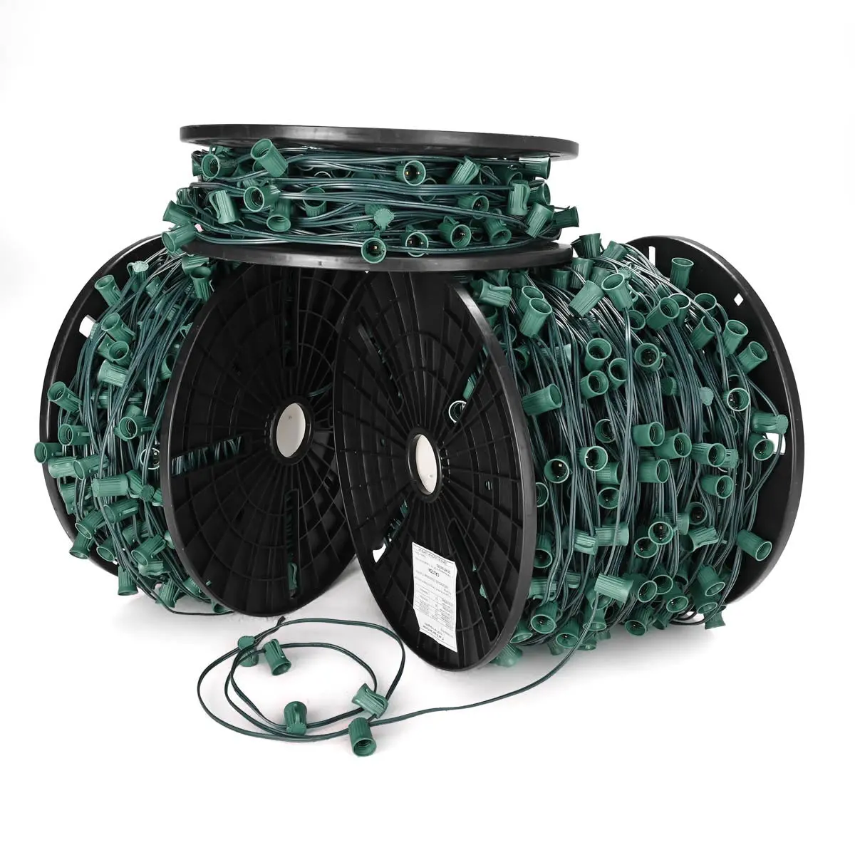 Yescom Commercial C9 Stringer Light With Sockets & Spool Spt-1W 1