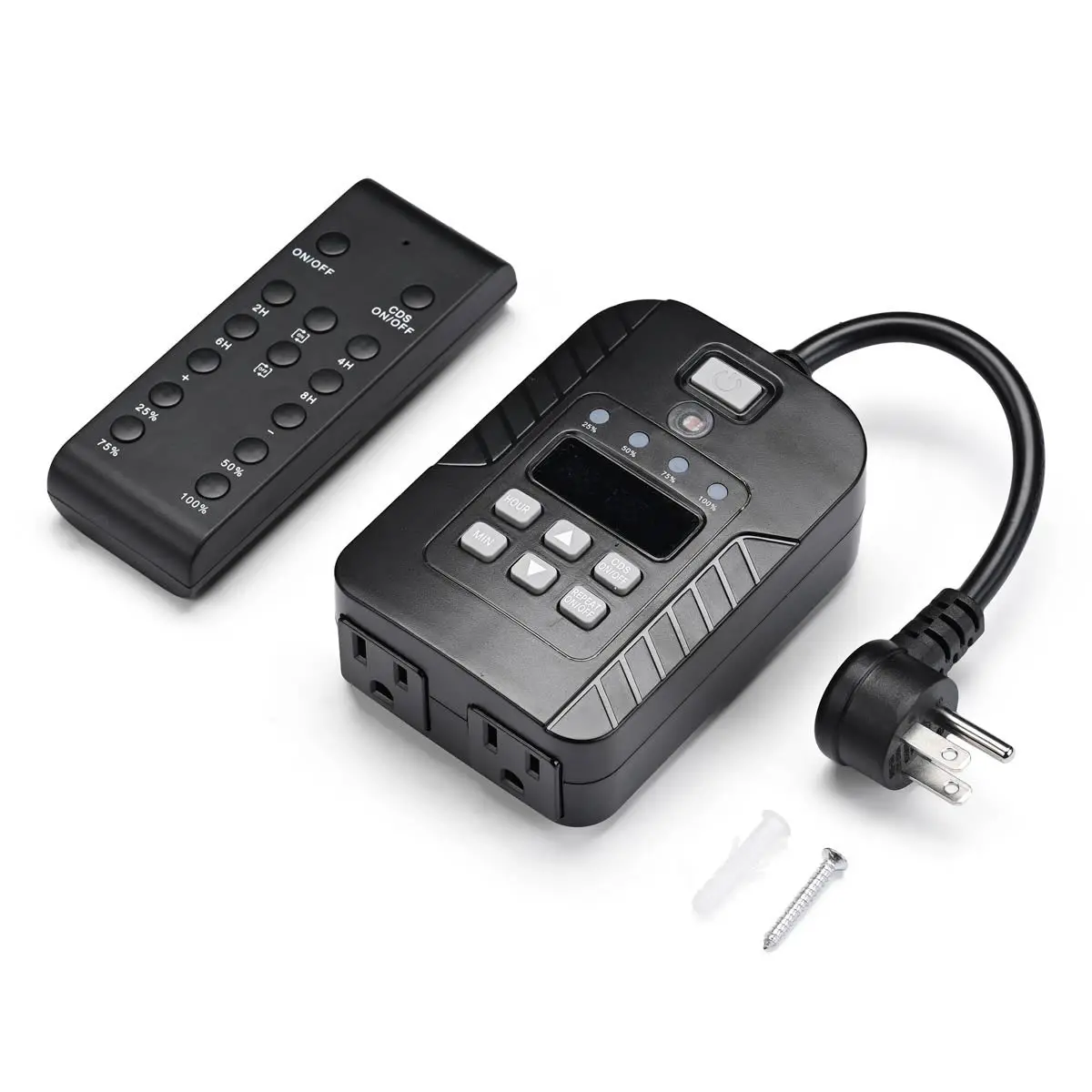 Yescom Dusk-To-Dawn Dimmer & Timer Remote Control 1