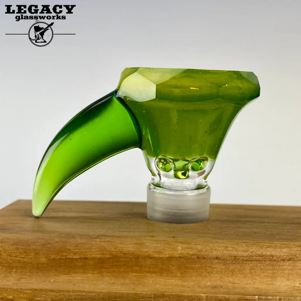 Crux 14Mm Faceted Green Slide 1