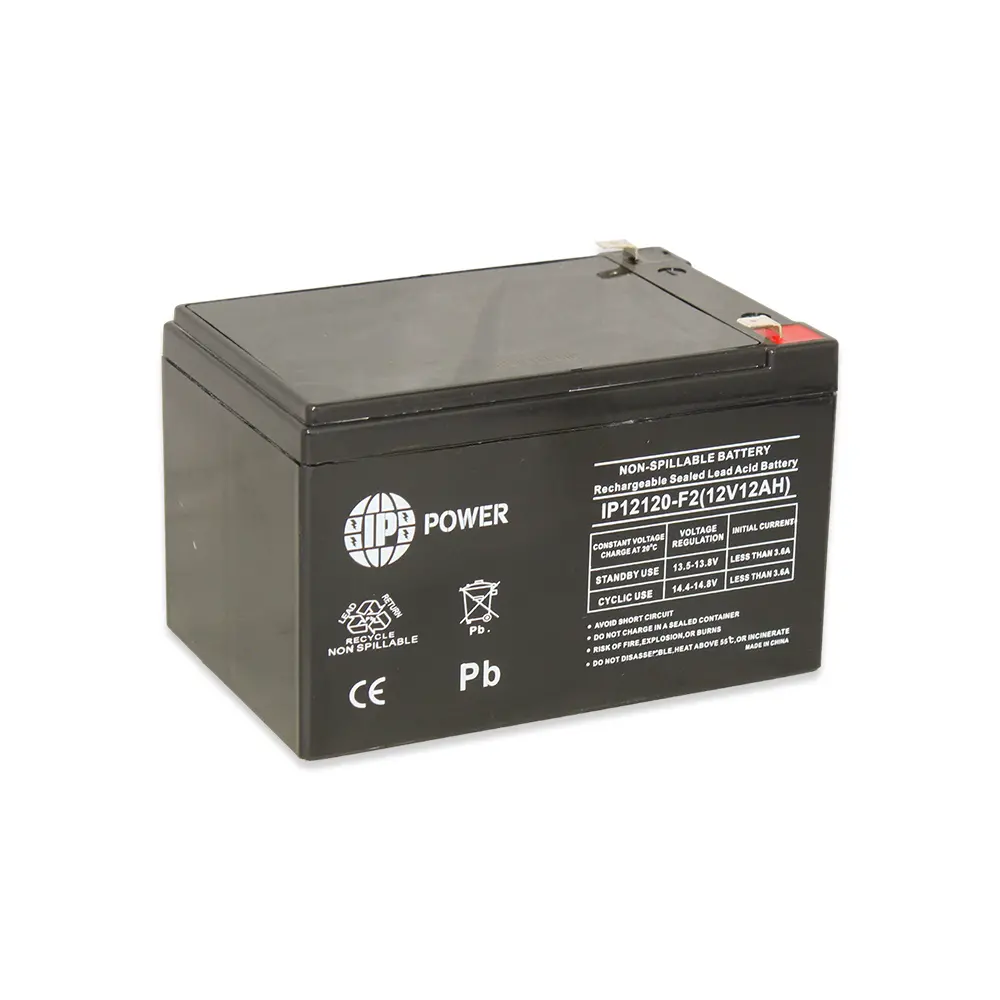 12V 12Ah Universal Rechargeable Battery Ip Power  Ip12120-F2 1