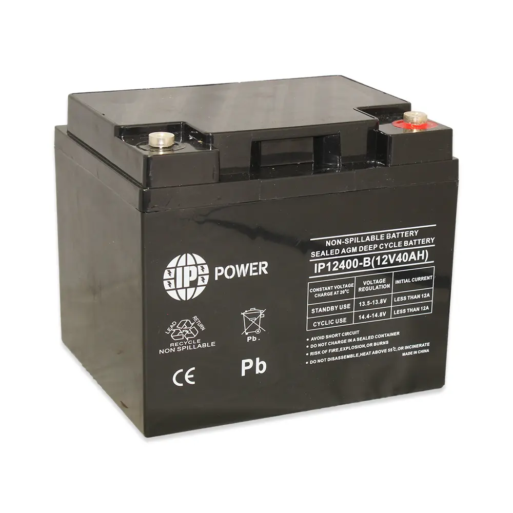12V 40Ah, Sealed Lead Acid Rechargeable Battery 1