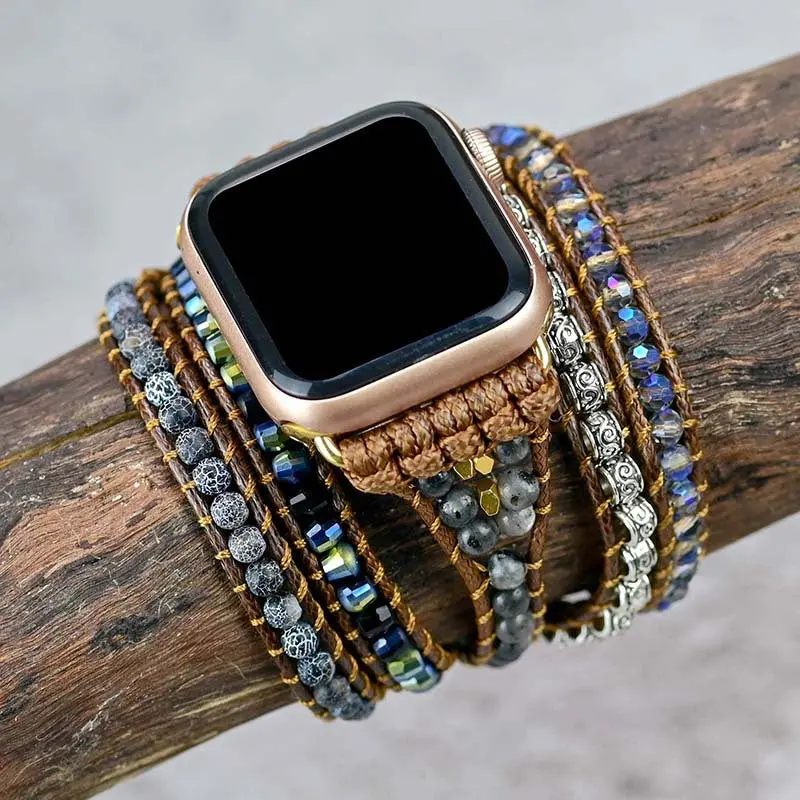 Rustic Earth Bohemian Wrapsody Bracelet Band For Apple Watch 1