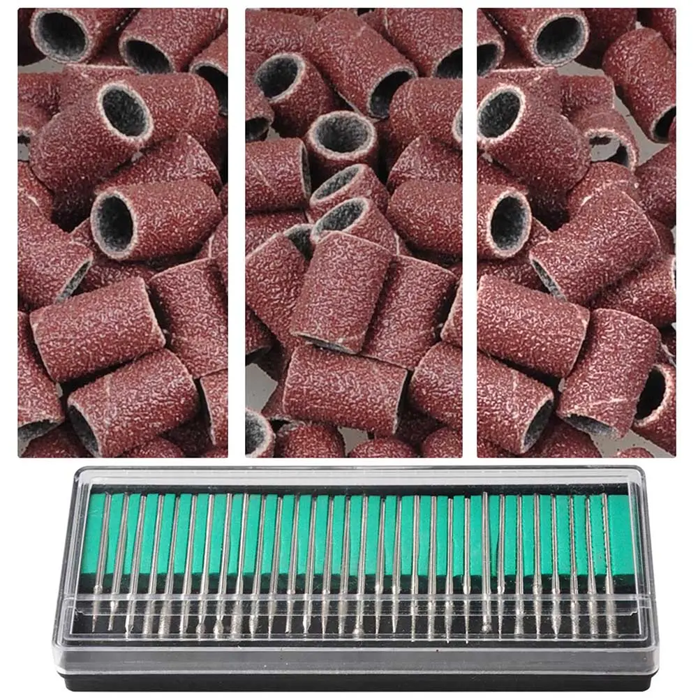 Yescom Manicure Pedicure Nail File Drill Bits Sanding Bands 1