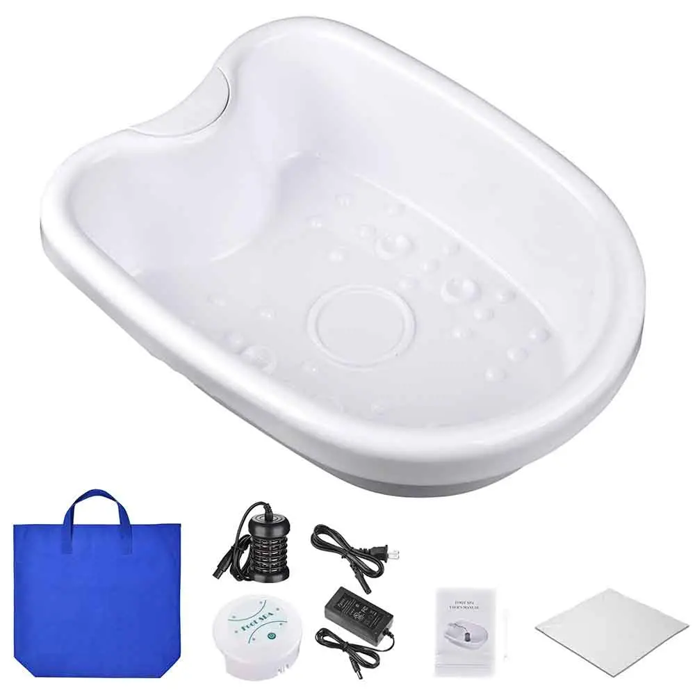 Yescom Ionic Detox Foot Bath Spa W/ Tub Pedicure Relax 1