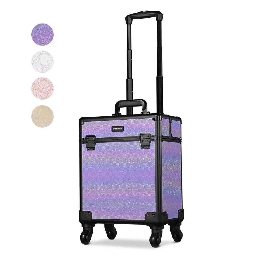 Byootique Forgetmenot Cosmetology Rolling Case Makeup Case 1
