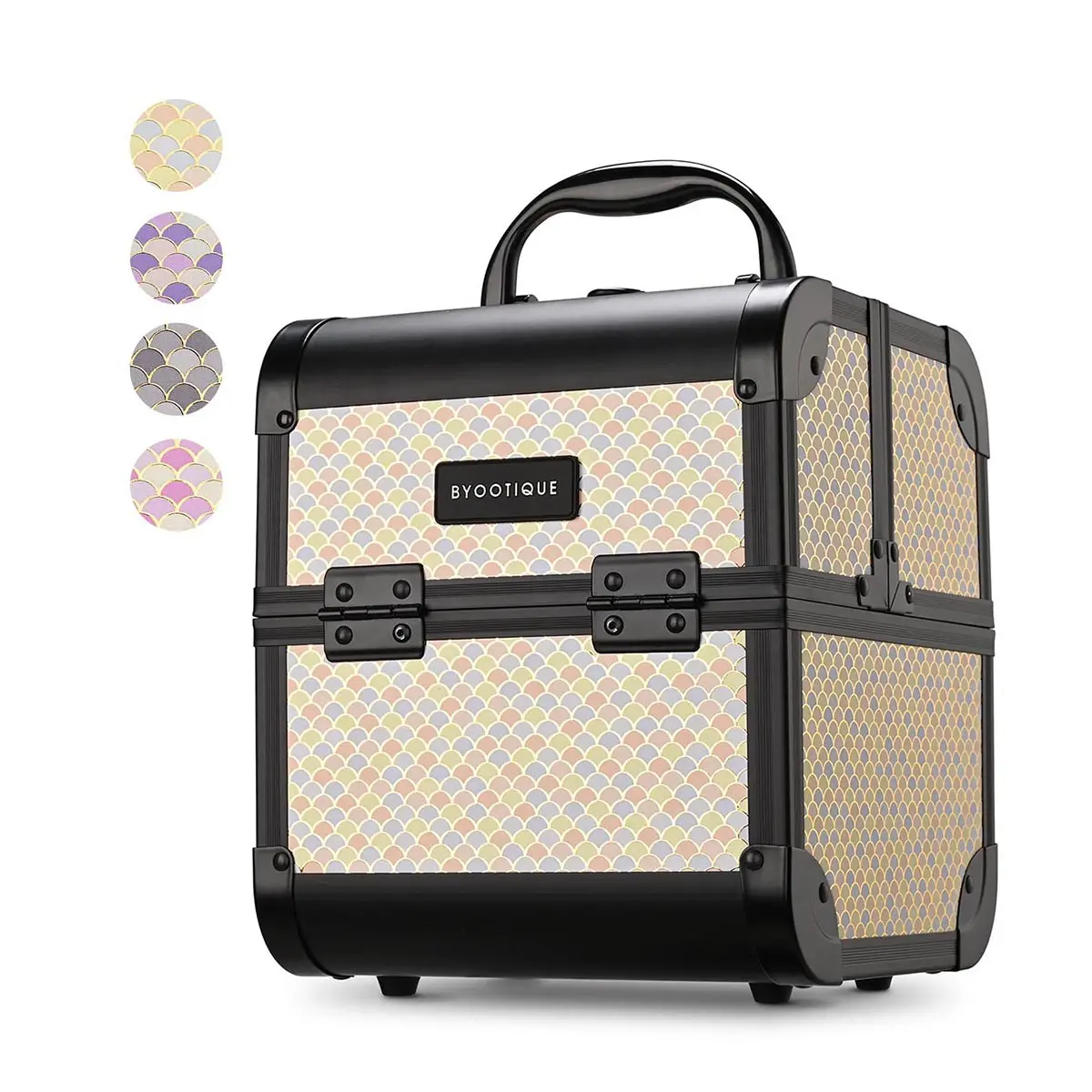 Byootique Art Deco Cube Makeup Box Cosmetic Case 1