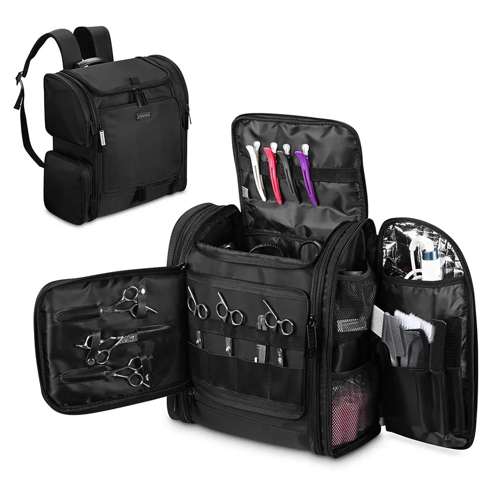 Byootique Pro Artist Makeup Barber Bag Backpack Travel 1