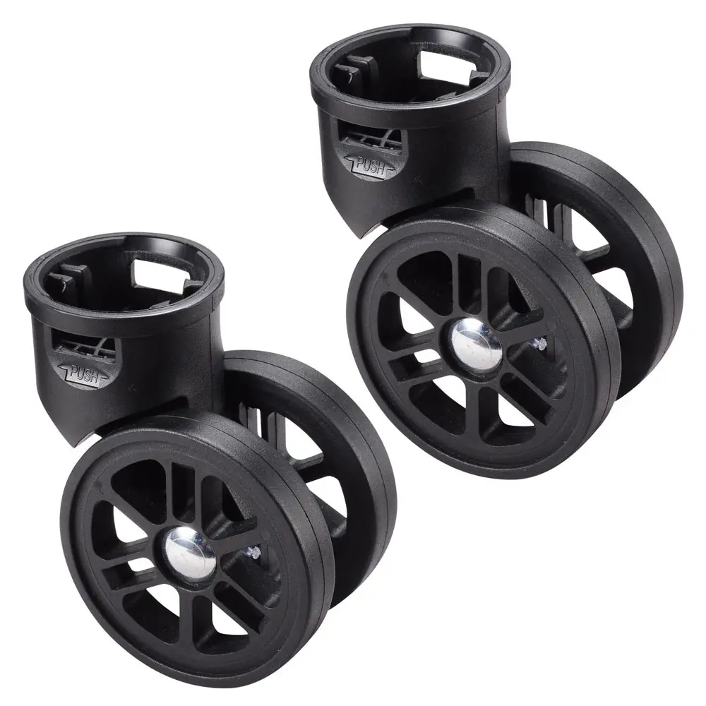 Byootique Swivel Caster Wheels For Makeup Case 2Pcs 1