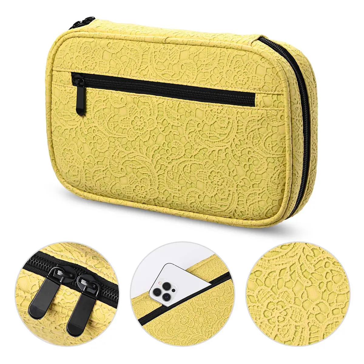 Byootique Makeup Brush Belt Pouch Organizer 17 Slots W/ Handle 2
