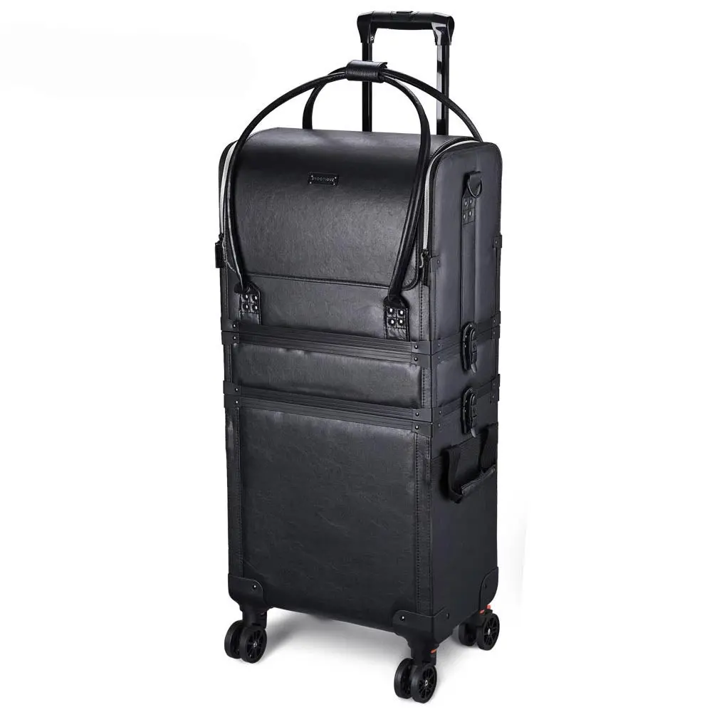 Byootique Makeup Artist Case On Wheels Hairstylist Case 1