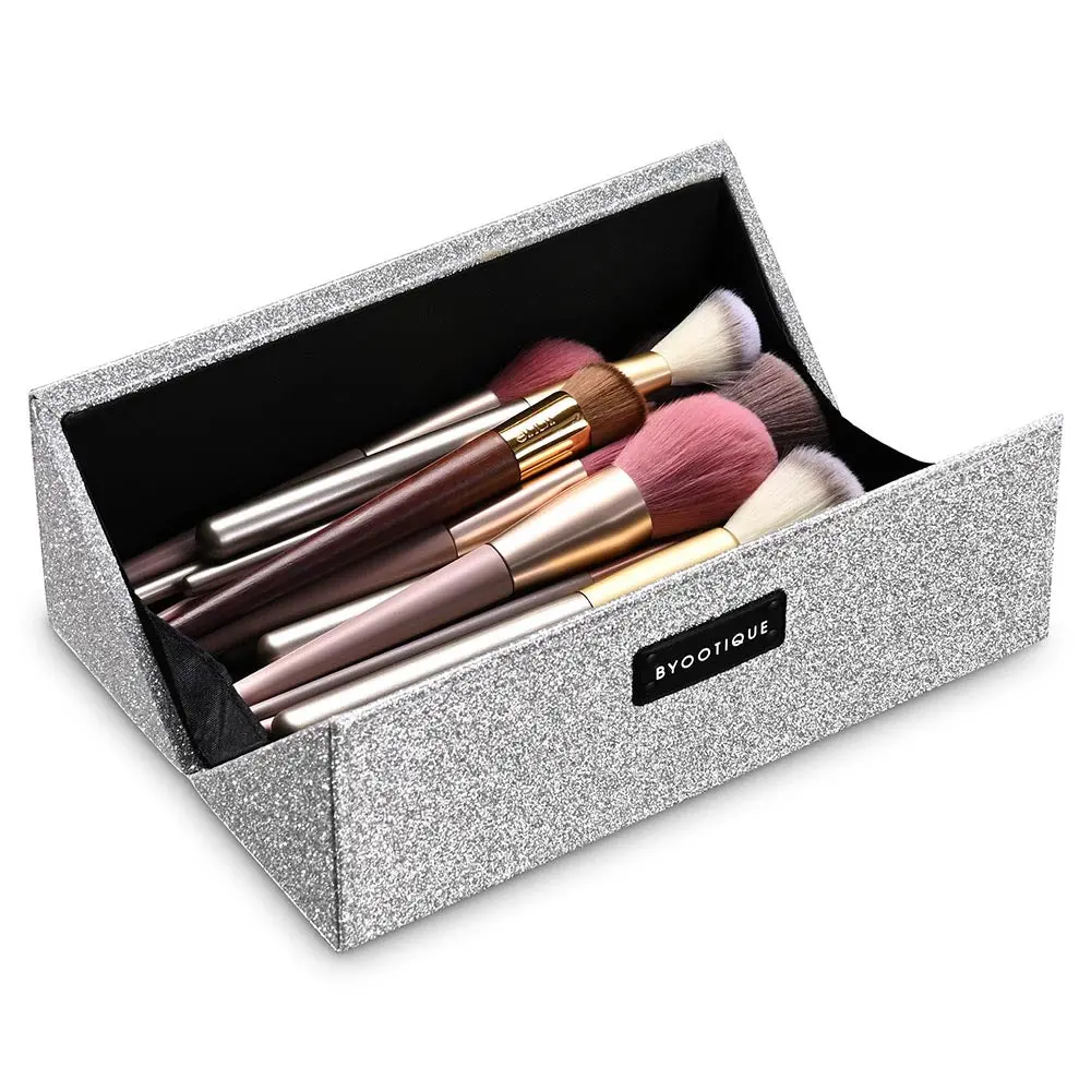 Byootique Sparkle Magnetic Makeup Bag Small Vanity Case 9 Inch 1