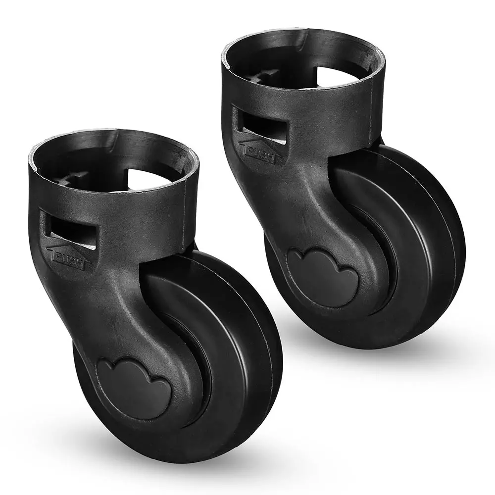Byootique Swivel Caster Wheels For Mermaid Rococo Makeup Case 2Pcs 1