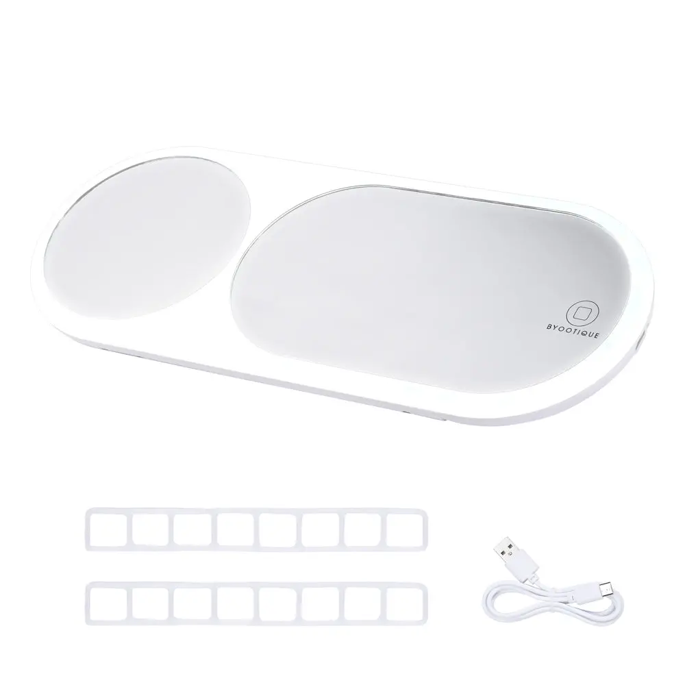 Byootique Visor Mirror Car Vanity Mirror With Light & 3X Magnifying 1