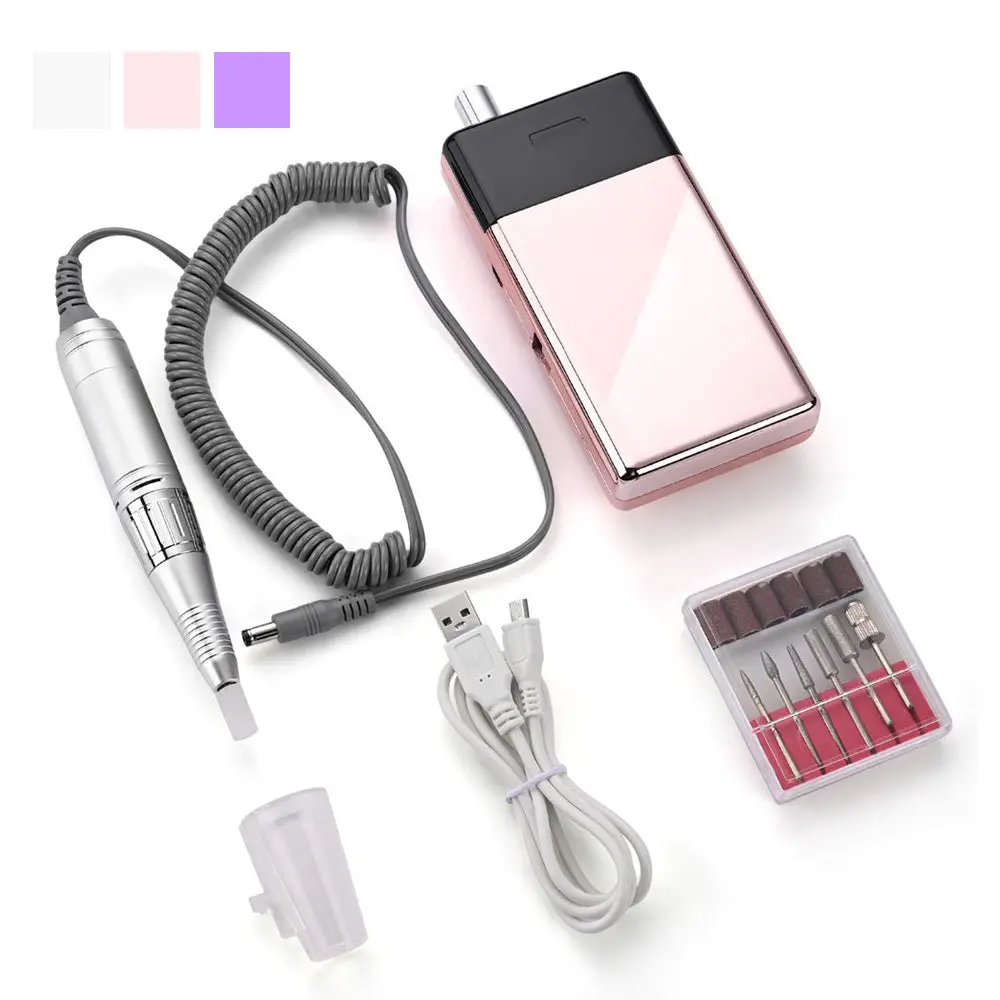 Yescom Electric Nail Drill File Manicure Machine Rechargeable 1