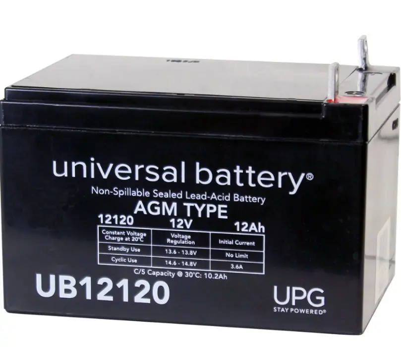 12V 12Ah Nut And Bolt Universal Battery Bw12120-Nb 1