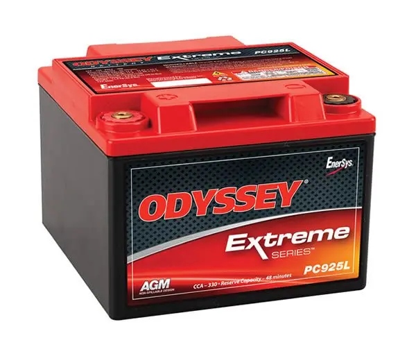 12V 28Ah Battery Odyssey Ods-Agm28 Pc925l (Positive Terminal Left) 1