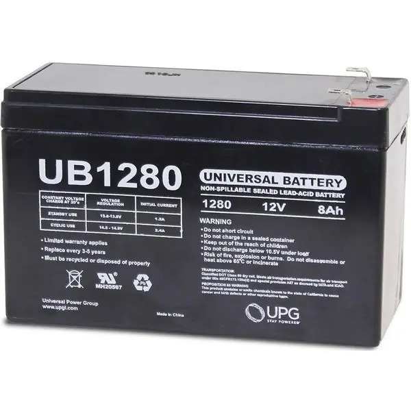12V 8Ah Battery Bw1280-F2 Terminals (Alarm, Ups, General Systems) Pwhr1234w2fr 1