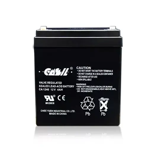 Ca1240 12V 4Ah Sla Alarm Battery Ca-1240 Honeywell Adt Replacement 1