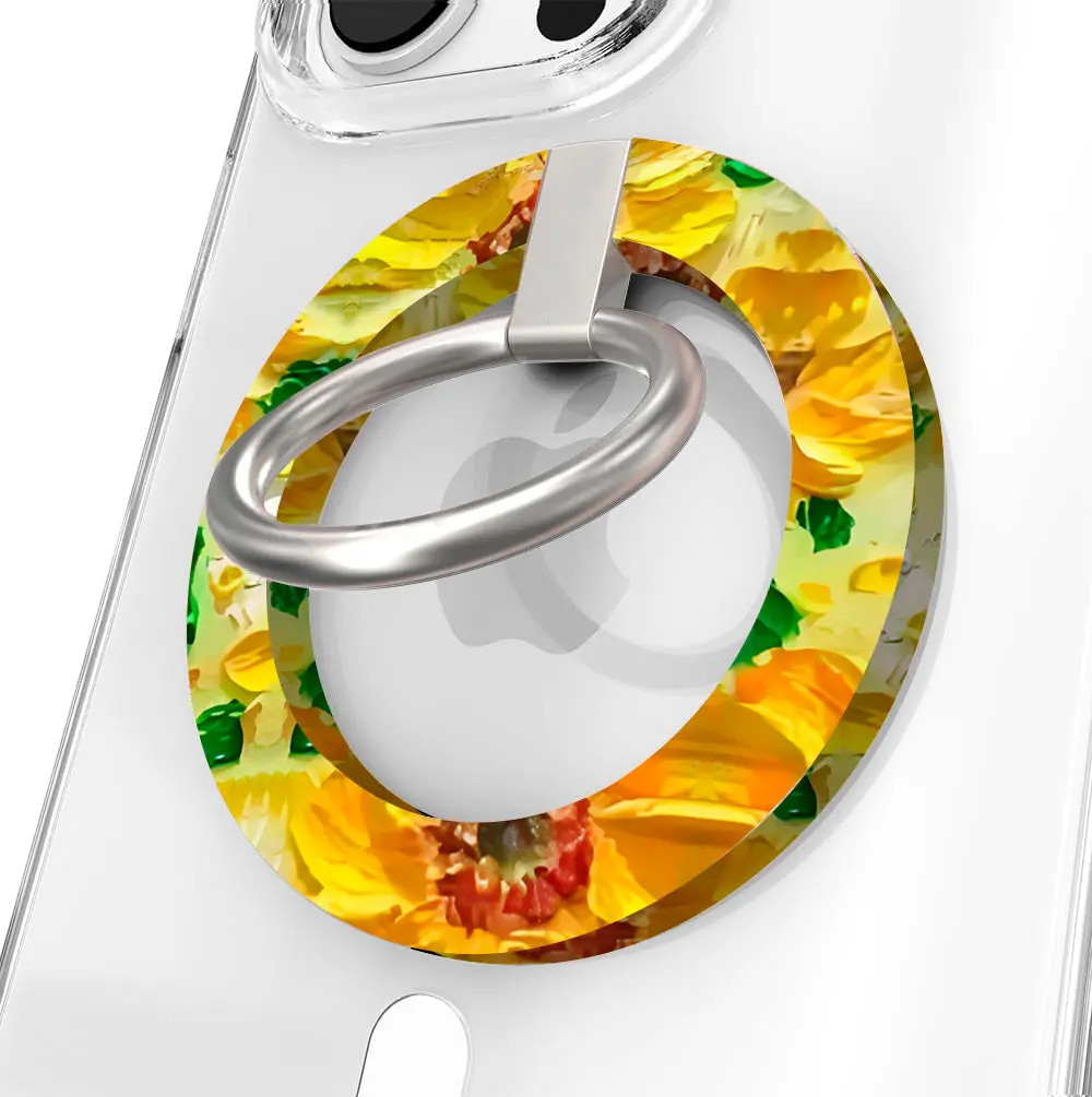 Sunshine Petals Hold It Fancy Magsafe Grip Ring 1