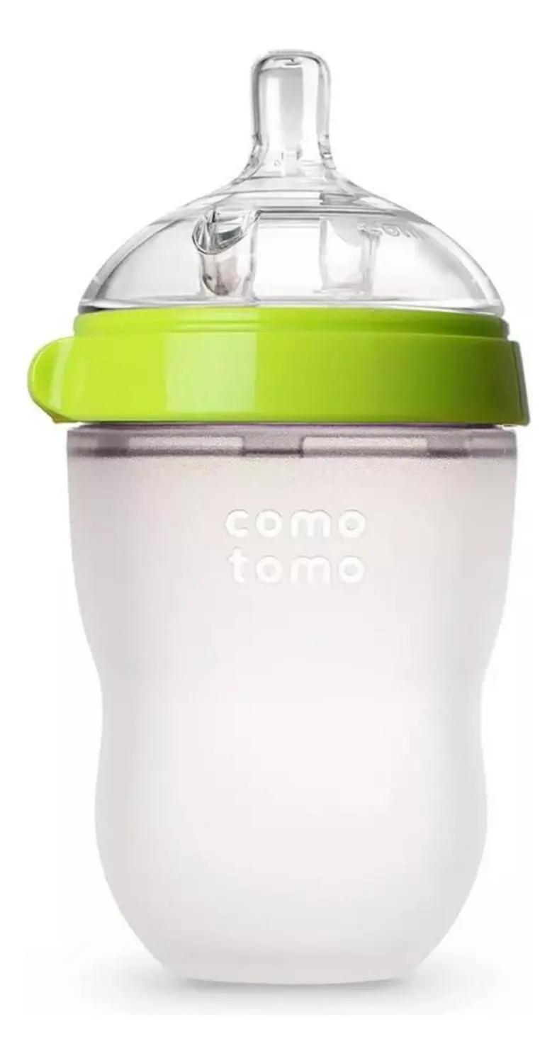 Biberon De Silicon Verde 8Oz 250Ml Comotomo 1