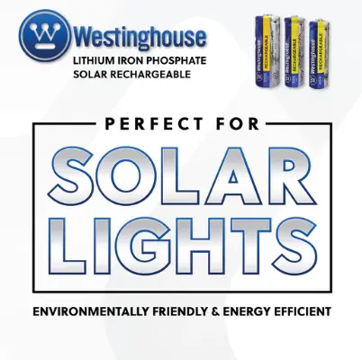 14500 Batteries 3.2V 500Mah Solar Rechargeable 8Pk 2
