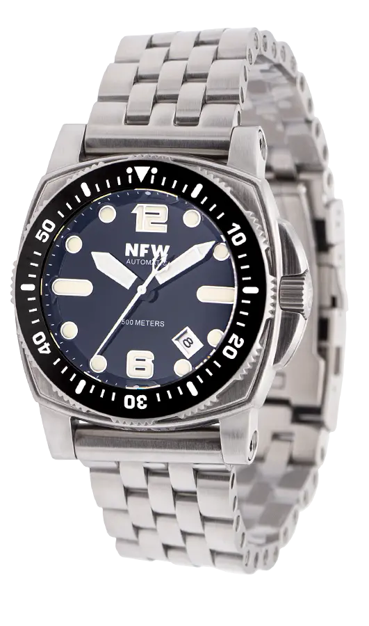 The New Shumate Diver 15720 - Brushed Steel 1