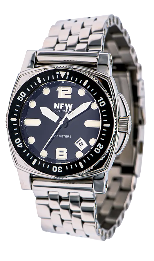 The New Shumate Diver 15720 - Polished Steel 1
