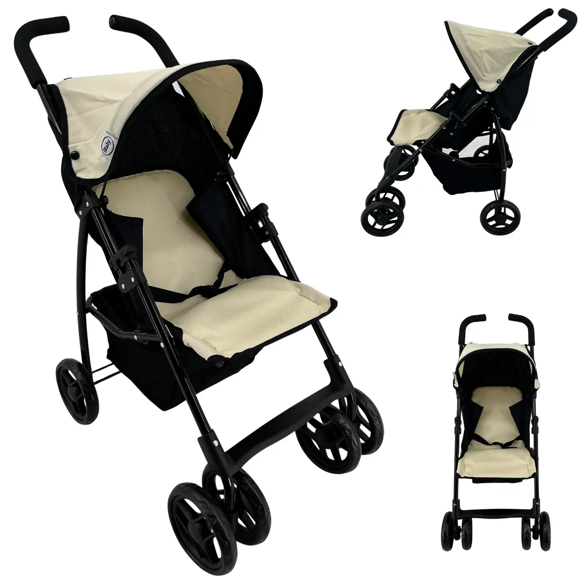 Carriola Juguete Ibaby Lite We Para Muñecas Plegable Manubrios Dobles 1