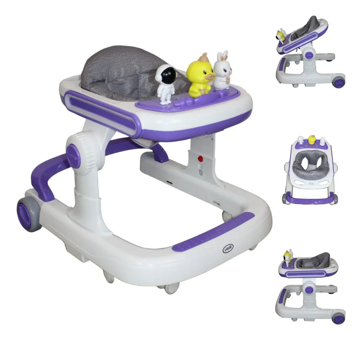 Andadera Caminadora Para Bebé 3 En 1 Musical Ibaby Espacial 1
