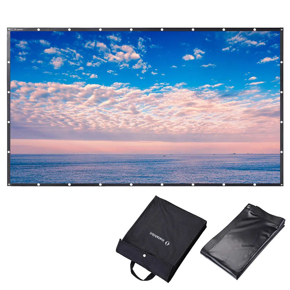 Yescom 150" 16:9 Movie Projector Screen Pvc Front Material 1