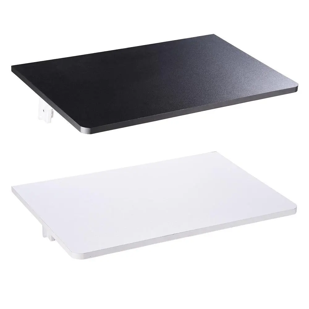 Yescom Wall Mount Fold Down Floating Table Desk Black/White 1