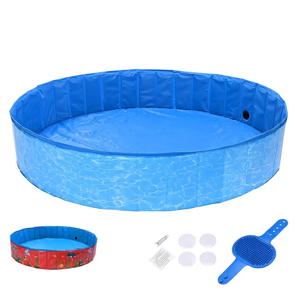 Yescom Foldable Pool For Kids Dog Pet Bath Small To Large 1