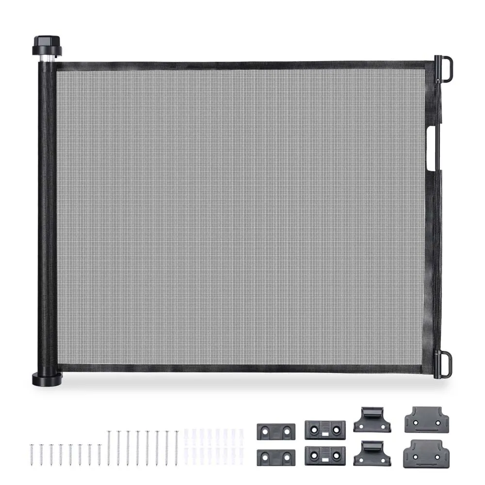 Yescom Retractable Dog Gate For Stairs 71"X33" 1