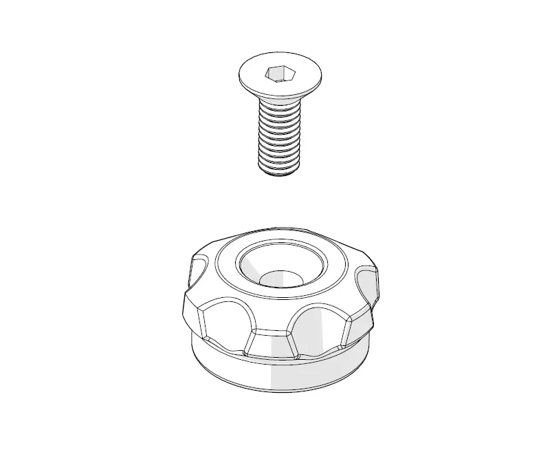 Ohlins Rebound Knobs Spare Part - Ttx18 1