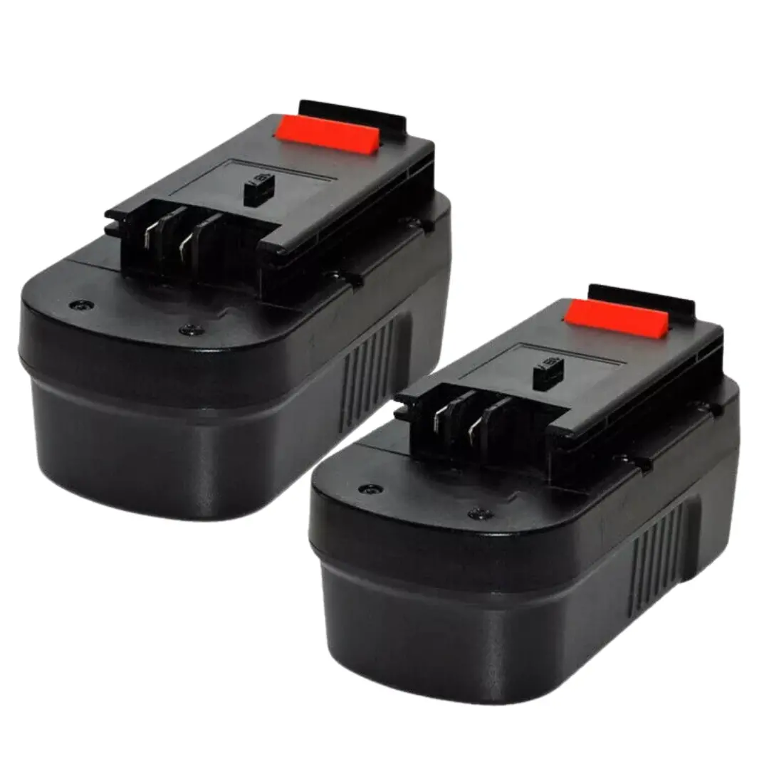 18V Replacement Battery For Black And Decker Hpb18 18 Ope 244760-00 (2 Pack) 1