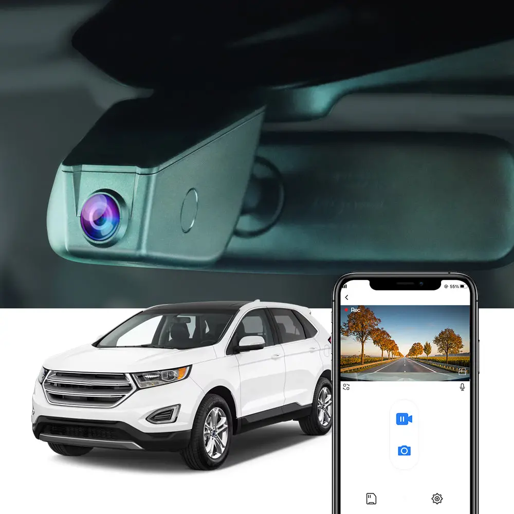 Fitcamx Dash Cam For Ford Edge 2011-2018 1