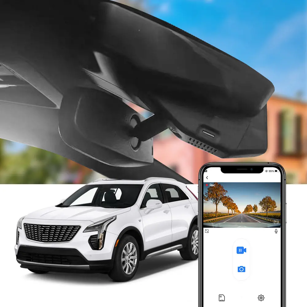 Fitcamx Dash Cam For Cadillac Xt4 2019-2023 1