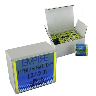 20Pc Box Of Cr123bk 3V 1500Mah Lithium Cells 1