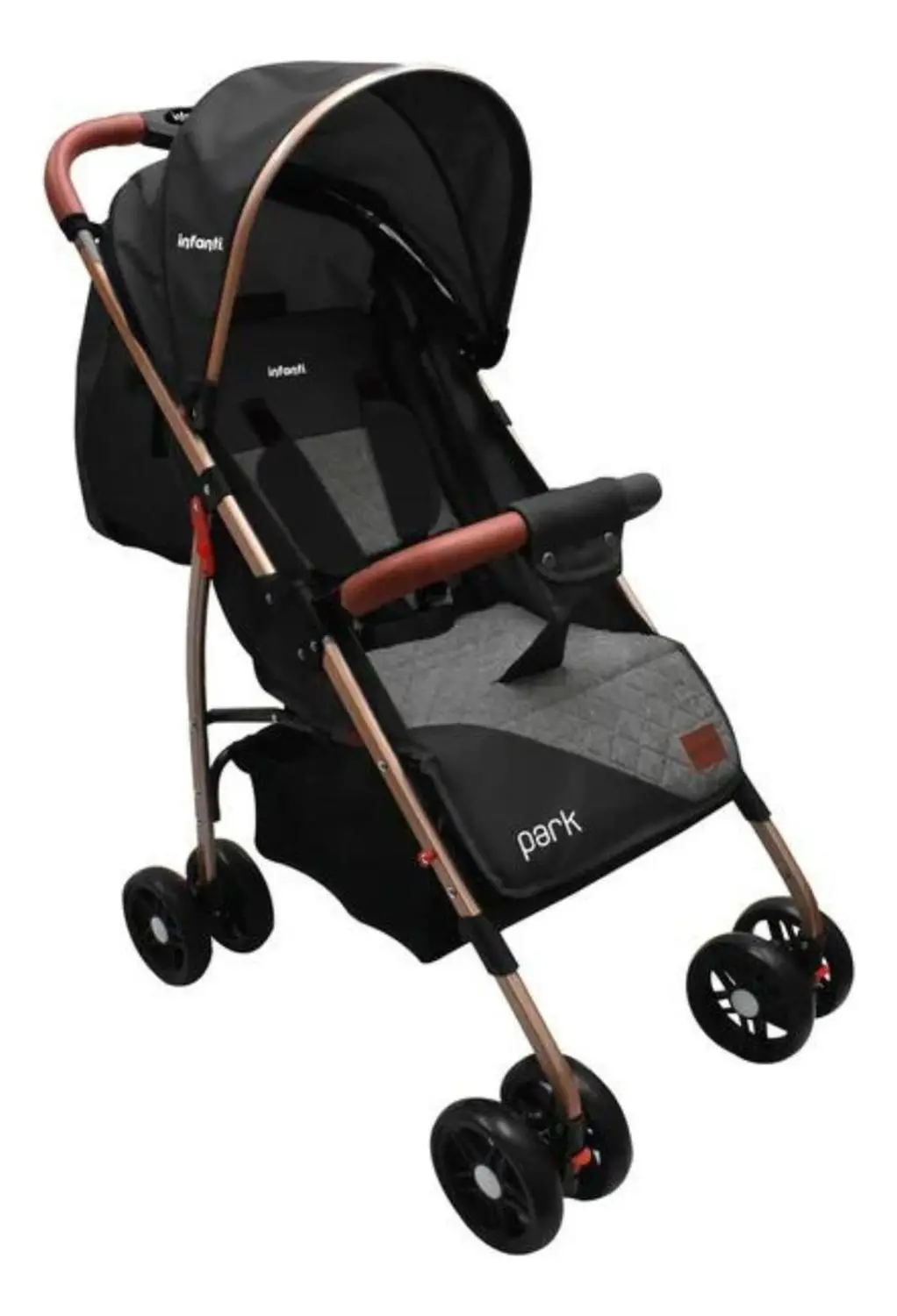 Carriola Compacta Grey And Black Infanti O901agbk 1