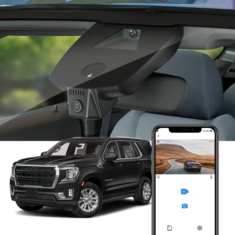 Fitcamx Dash Cam For Gmc Yukon Denali At4 2021 - 2025 1