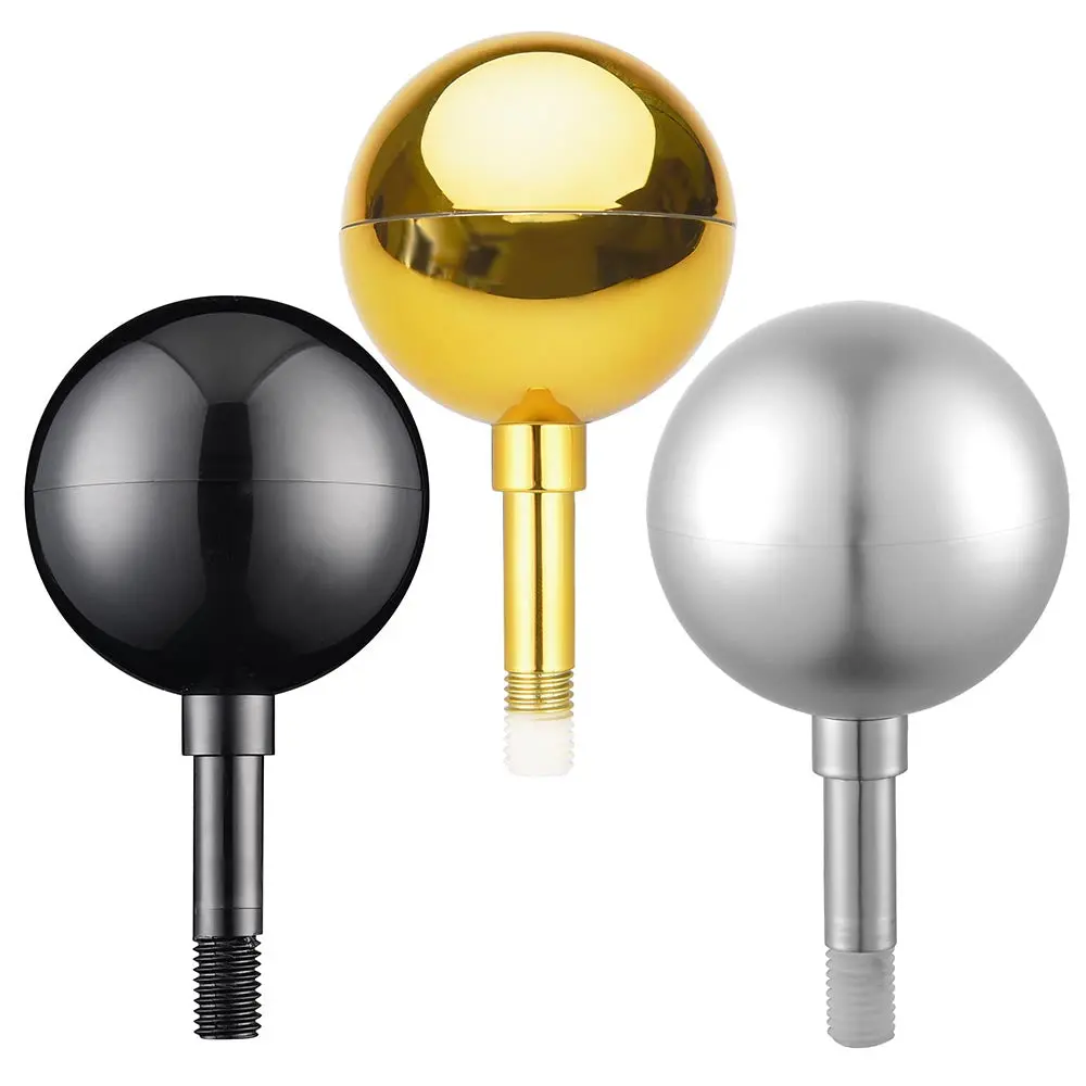 Yescom Flagpole Ball Pole Top Ornament 2Ct/Pk 1