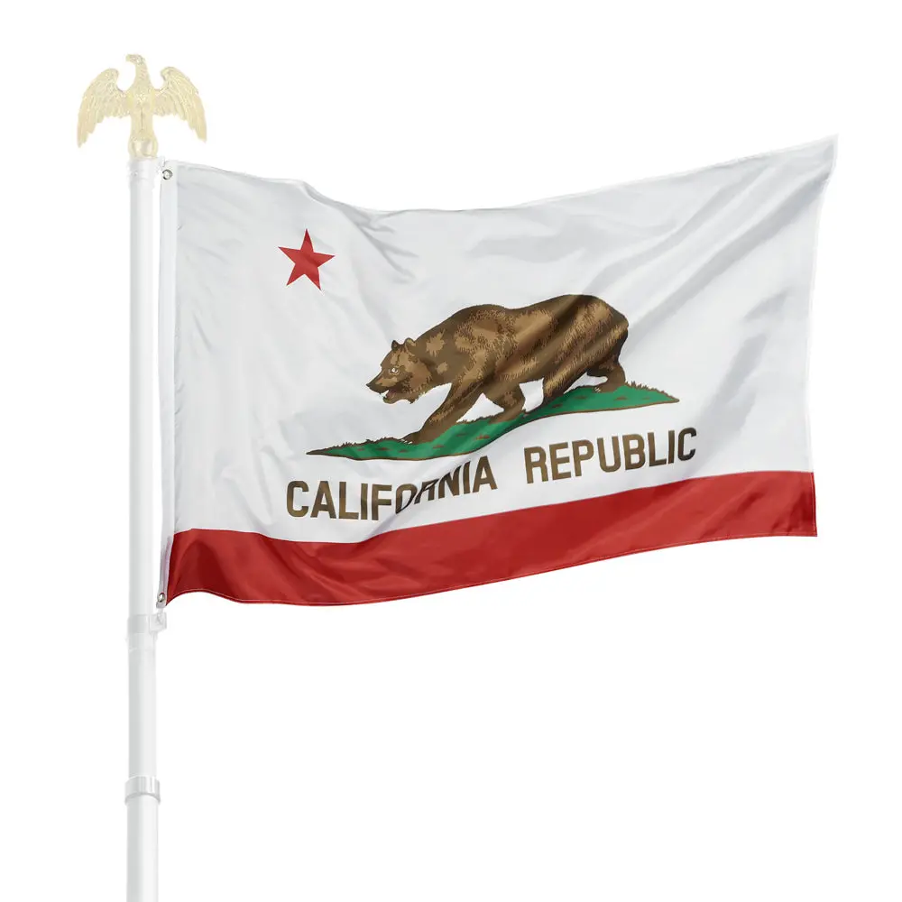 Yescom California Republic Bear Flag Polyester 3X5 Ft Double-Sided 1