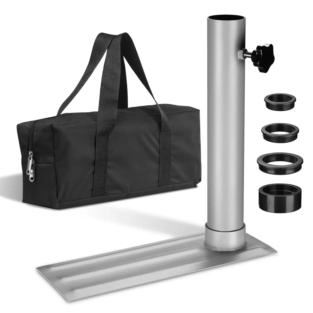 Yescom Portable Telescopic Tailgating Flagpoles Tire Mount 2