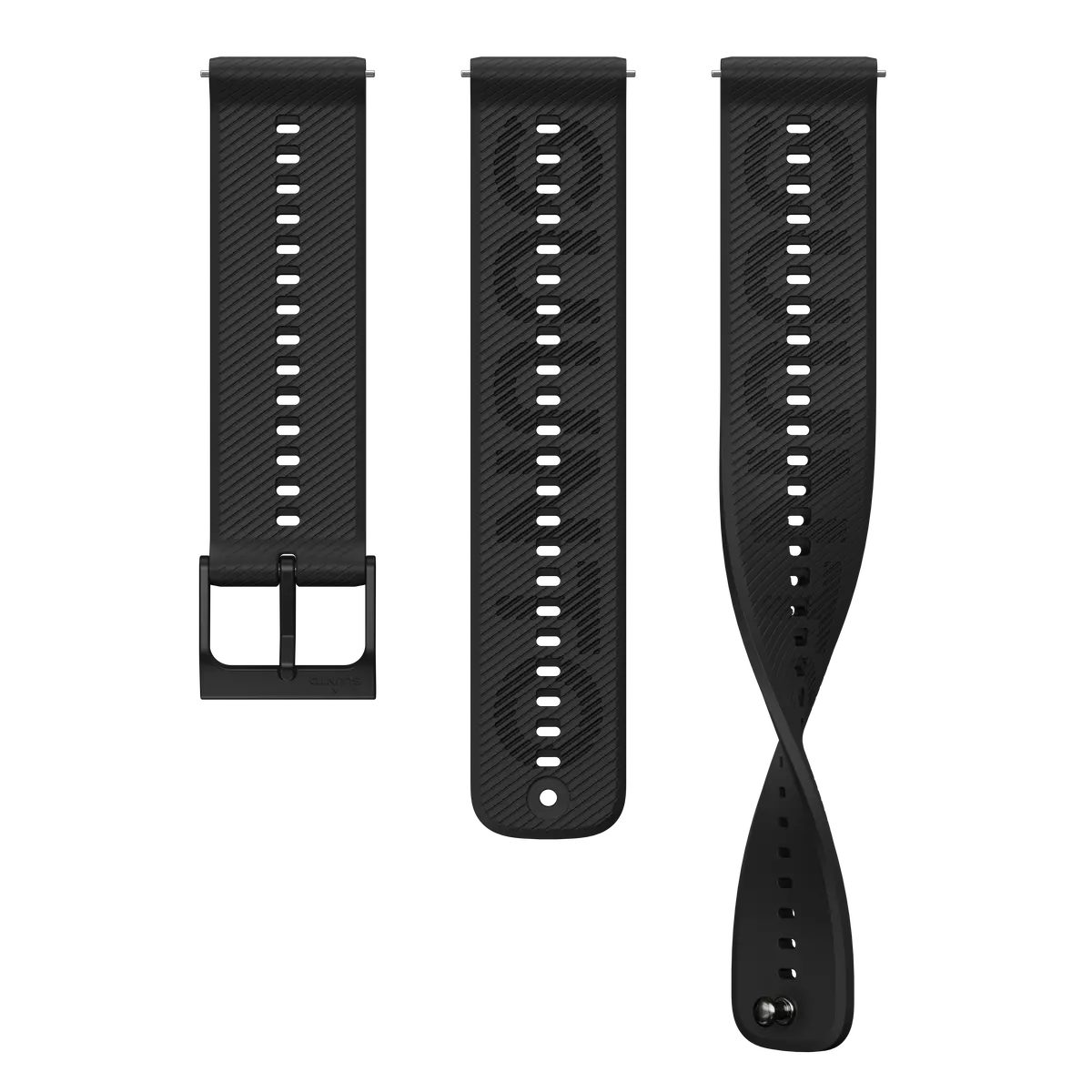 Suunto 22Mm Athletic 6 Silicone Strap All Black S+M 1