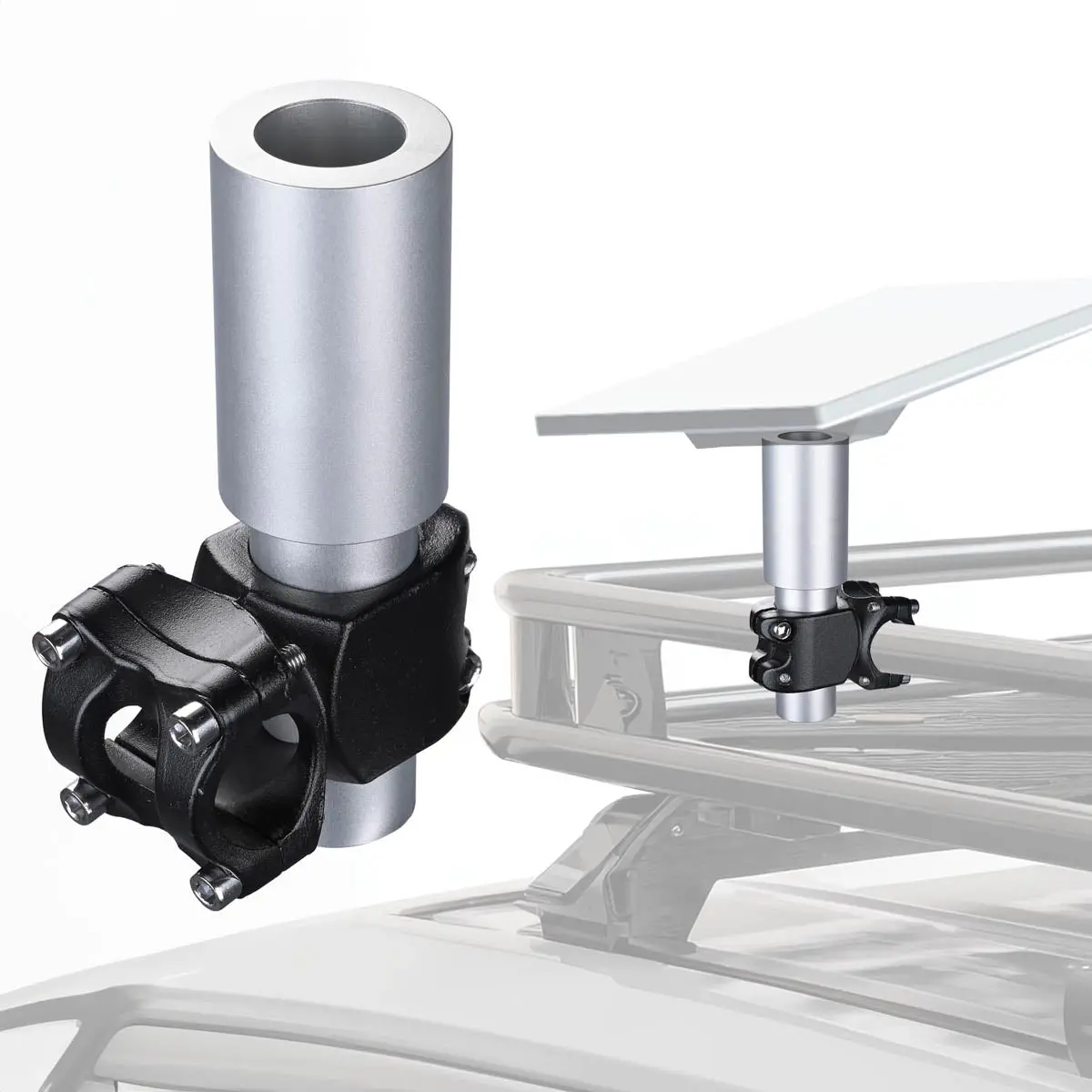 Yescom Starlink Mini Mount Clamp On Rail, Rv Ladder, Roof Rack 1