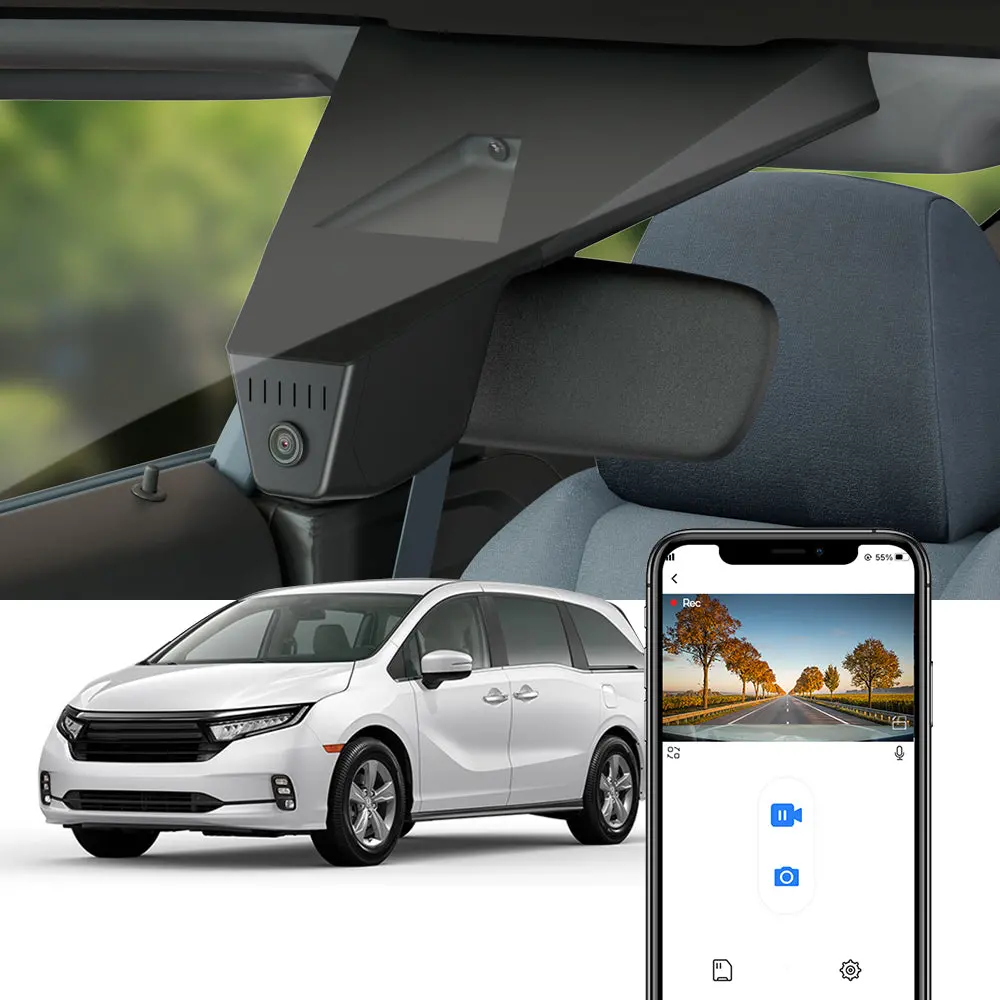 Fitcamx Dash Cam For Honda Odyssey 2021 - 2026 6Th Gen 1